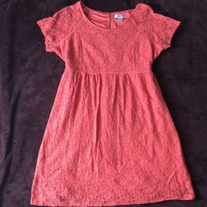 Motherhood Maternity | Pink Lace Dress 2X